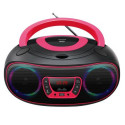 Denver TCL-212BT PINK CD player Portable CD player Black, Pink