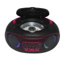 Denver TCL-212BT PINK CD player Portable CD player Black, Pink