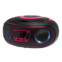 Denver TCL-212BT PINK CD player Portable CD player Black, Pink