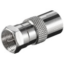 Goobay WE 1170 wire connector BNC-F M &gt; IEC 9.5mm Stainless steel