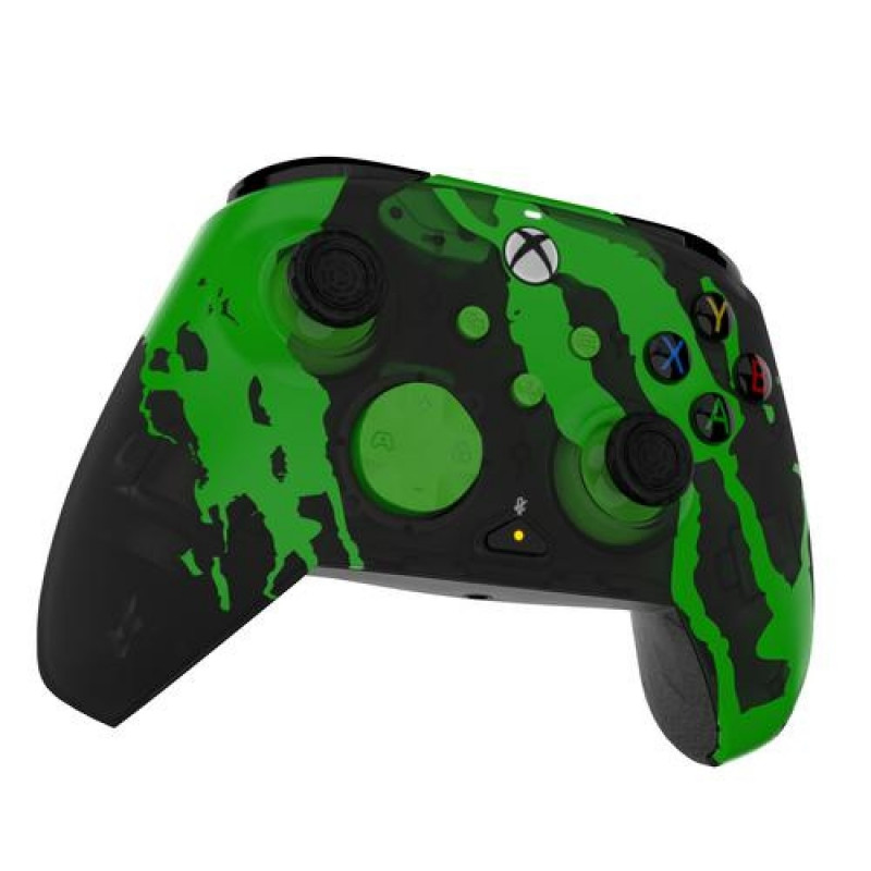 PDP REMATCH GLOW Advanced Wired Controller: Jolt Green, For Xbox