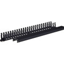 Lanberg AK-1201-B rack accessory Cable management panel