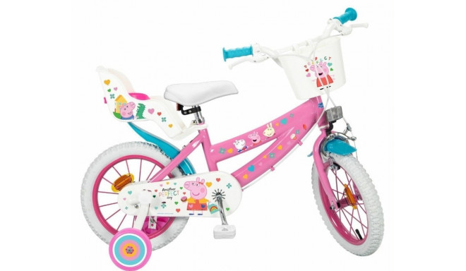 Children's bicycle 14" Peppa Pig pink 1495 TOIMSA