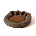 GO GIFT Dog and cat bed XL - brown - 75x75 cm
