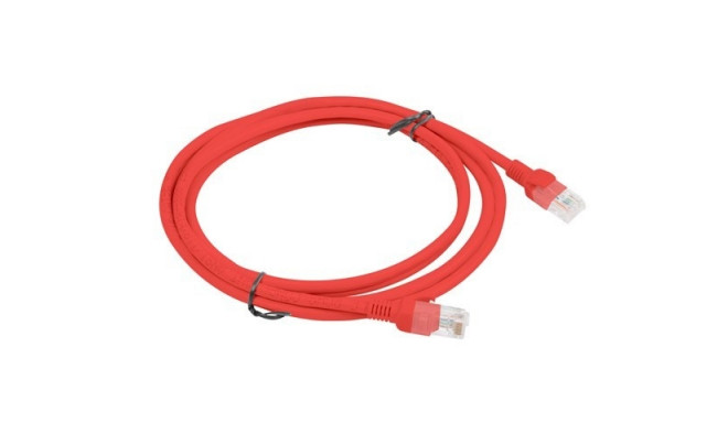 Lanberg võrgukaabel Cat5e U/UTP (UTP) 2m, punane (PCU5-10CC-0200-R)