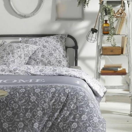 Duvet cover set TODAY Capucine Grey 240 x 260 cm