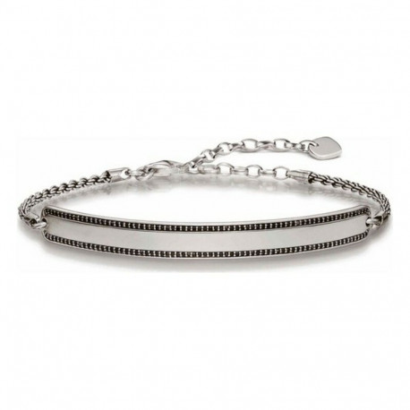 Unisex Käevõru Thomas Sabo LBA0009-643-11 Hõbedane Must 19 cm 15-18 cm - 15-18 cm
