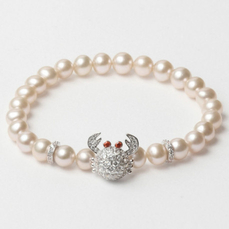 Ladies' Bracelet Lancaster JLA-BRCRAB3WH 16 mm