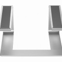 Notebook riser stand 15,6 inches silver