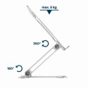15.6-inch notebook stand, foldable, silver