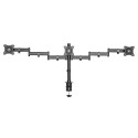 Triple monitor desk mount, 13-27 39; 3x8kg. ma