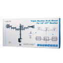 Triple monitor desk mount, 13-27 39; 3x8kg. ma