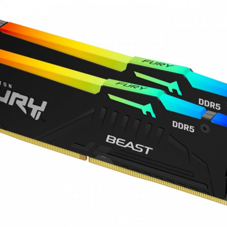 Kingston RAM DDR5 Fury Beast RGB 32GB2x16GB/5600 CL36 EXPO