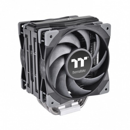 The Thermaltake TOUGHAIR 510 is a high-performance single-tower CPU air cooler desi