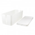 Cable Box organizer, white