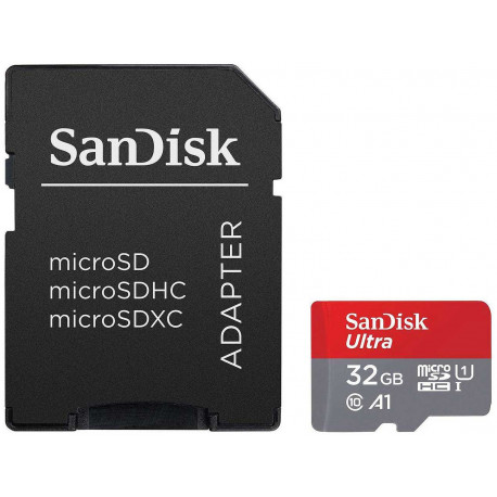 Sandisk memory card microSDHC 32GB Ultra 120MB/s + adapter