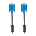 VGA M/M CABLE 1.8M DUAL-SHIELDED FERRITE CORE BLACK LANBERG