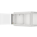 RACK CABINET 19" WALL-MOUNT 6U/600X450 (FLAT PACK) V2 GREY LANBERG