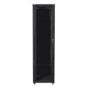 RACK CABINET 19" FREE-STANDING 47U/800X1000 (FLAT PACK) BLACK LANBERG