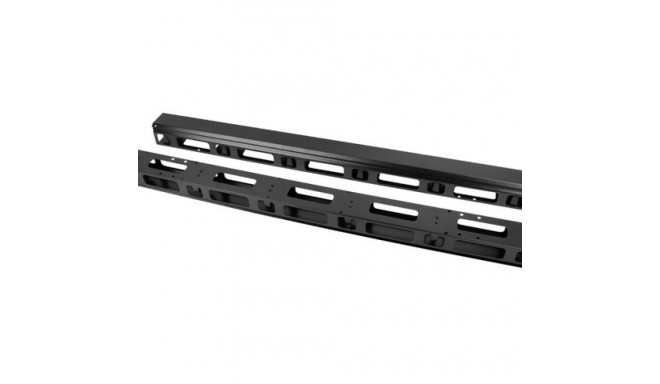 VERTICAL CABLE MANAGEMENT PANEL 22U FOR 19" FREE-STANDING CABINETS 2PCS BLACK LANBERG