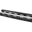 VERTICAL CABLE MANAGEMENT PANEL 22U FOR 19" FREE-STANDING CABINETS 2PCS BLACK LANBERG