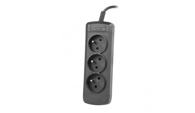 POWER STRIP NATEC EXTREME MEDIA 3X OUTLETS FOR UPS SYSTEM (IEC CONNECTOR)