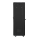 RACK CABINET 19" FREE-STANDING 37U/600X600 (FLAT PACK) BLACK LANBERG