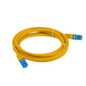 PATCHCORD CAT.6A S/FTP LSZH CCA 0.5M ORANGE FLUKE PASSED LANBERG