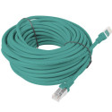 PATCHCORD CAT.6 UTP 15M GREEN FLUKE PASSED LANBERG