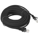 PATCHCORD CAT.6 UTP 10M BLACK FLUKE PASSED LANBERG
