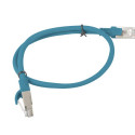 PATCHCORD CAT.5E UTP 0.5M BLUE FLUKE PASSED LANBERG