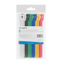 VELCRO CABLE TIES 12MMX15CM 12PIECES WHITE, BLACK, GREEN, BLUE, YELLOW, RED LANBERG