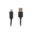 Lanberg cable USB-C (M) - USB-A (M) 3.1 1m, black