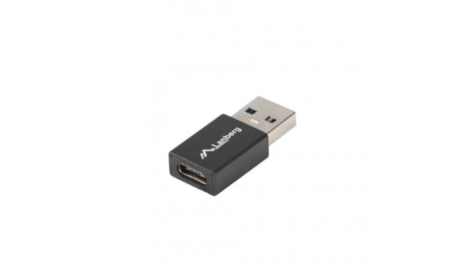 Lanberg adapter USB-C (F) 3.1 - USB-A (M), black