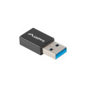 Lanberg adapter USB-C (F) 3.1 - USB-A (M), black
