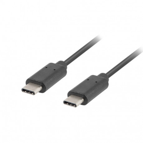 Lanberg kaabel USB-C M/M 2.0 1m, must