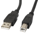 Lanberg kaabel USB-A (M) - USB-B (M) 2.0 3m, must