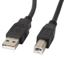 Lanberg kaabel USB-A (M) - USB-B (M) 2.0 Ferrite 1.8m, must