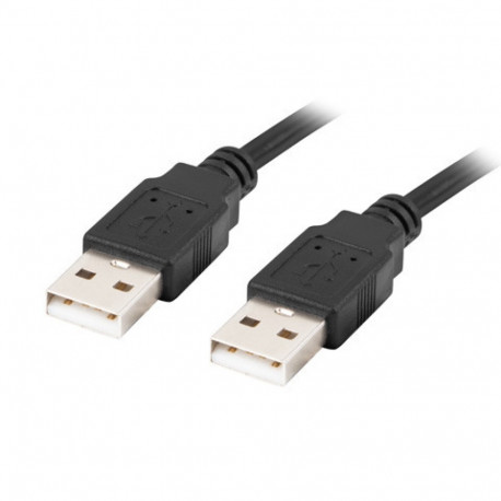 USB-A M/M 2.0 CABLE 1.8M BLACK LANBERG