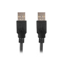 USB-A M/M 2.0 CABLE 1M BLACK LANBERG