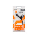 Natec adapter microUSB (M) - USB-A (F) 2.0 OTG 15cm, must