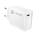 USB CHARGER NATEC RIBERA 1X USB-C 20W WHITE