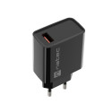 USB CHARGER NATEC RIBERA 1X USB-A 18W BLACK