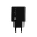 USB CHARGER NATEC RIBERA 1X USB-A 18W BLACK