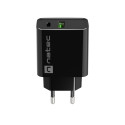 USB CHARGER NATEC RIBERA 1X USB-A + 1X USB-C 20W BLACK