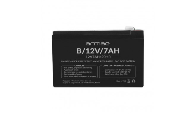 UPS BATTERY ARMAC VRLA AGM 12V/7AH