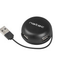 Natec USB hub USB 2.0 Bumblebee 4-port, must