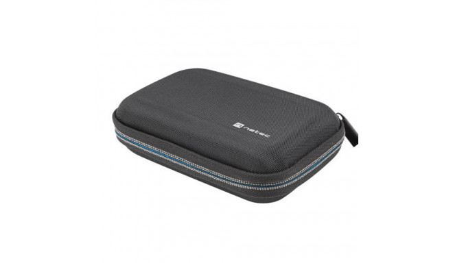 TRAVEL CASE ORGANIZER FOR HDD / SSD / ACCESSORIES / CABLES NATEC KRILL 2 BLACK