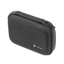 TRAVEL CASE ORGANIZER FOR HDD / SSD / ACCESSORIES / CABLES NATEC KRILL 2 BLACK