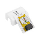 Lanberg Surface-Mount Box Cat.6 UTP Unshielded 1xRJ45, valge